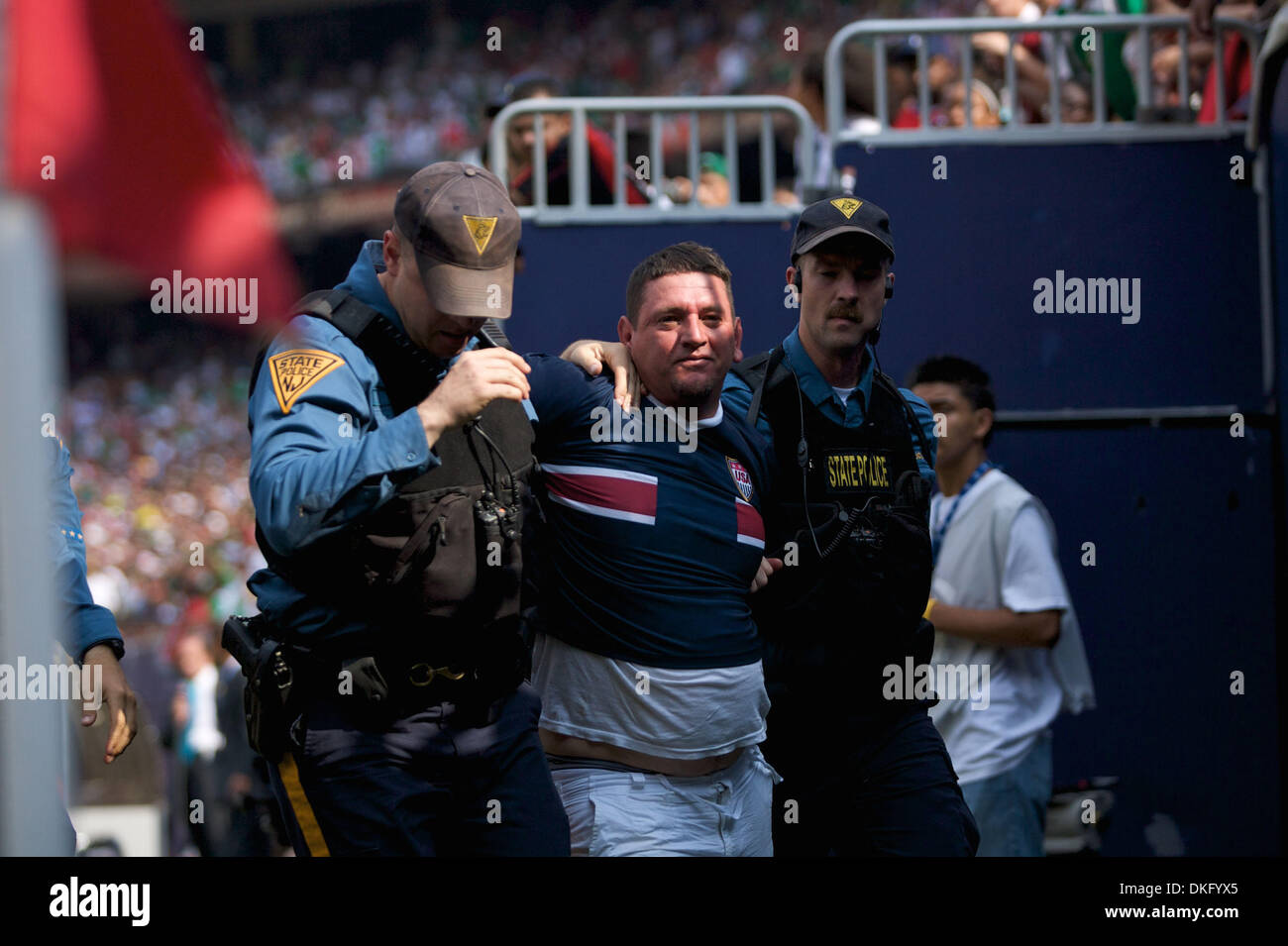 Jul 26, 2009 - East Rutherford, New York, USA - A Mexico supporter gets ...