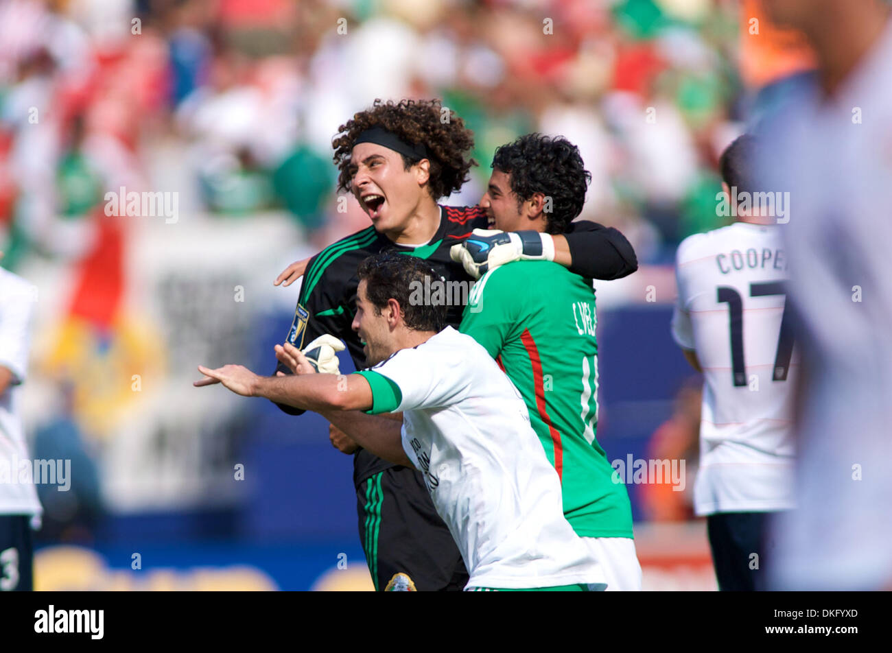 Jul 26, 2009 - East Rutherford, New York, USA - Mexico celebrates a 5-0 ...