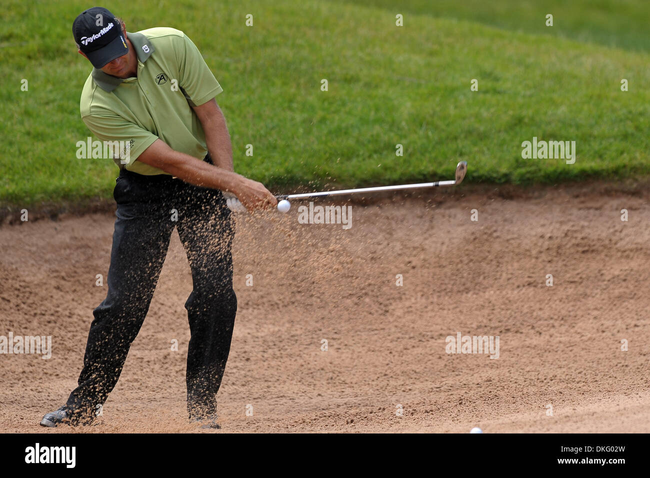 Jul 27, 2009 - Oakville, Ontario, Canada - RETIEF GOOSEN playing at the RBC Canadian Open in Oakville, Ontario at the Glen Abbey Golf Course. (Credit Image: © CJ LaFrance/Southcreek Global/ZUMA Press) Stock Photo
