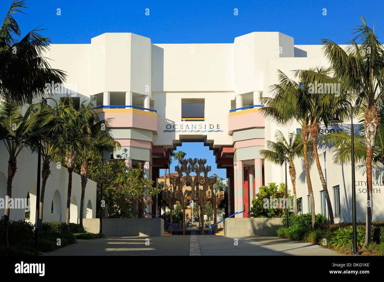 Oceanside City Hall, California, United States of America, North America Stock Photo