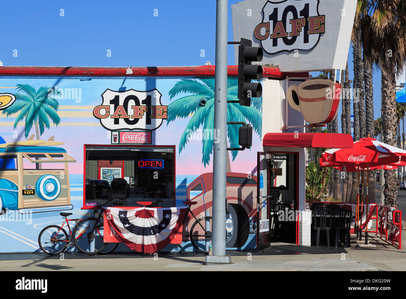 Highway 101 Cafe in Oceanside, California, United States of America, North America Stock Photo