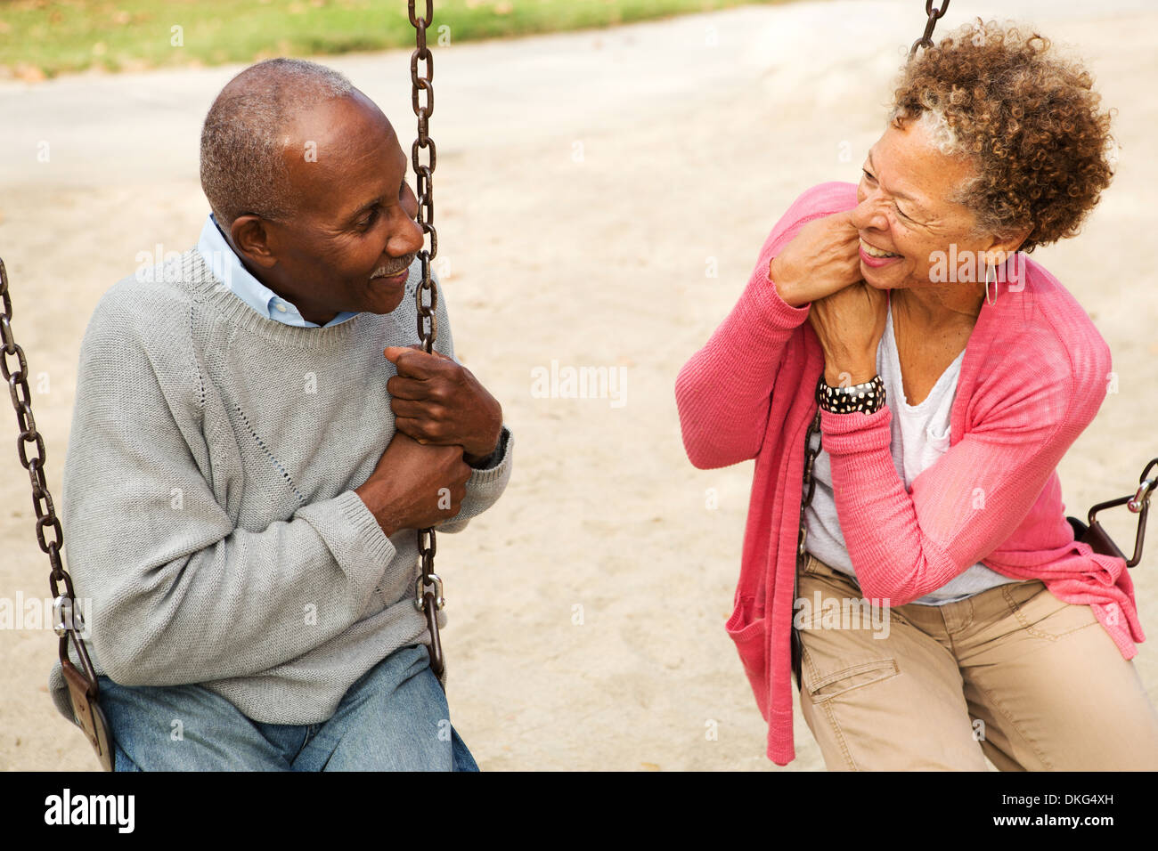 Swing Old Couple High Resolution Stock Photography and Images - Alamy