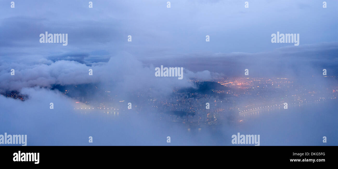 Brazil, Rio de Janeiro: View from the Sugar Loaf Mountain towards Rio ...