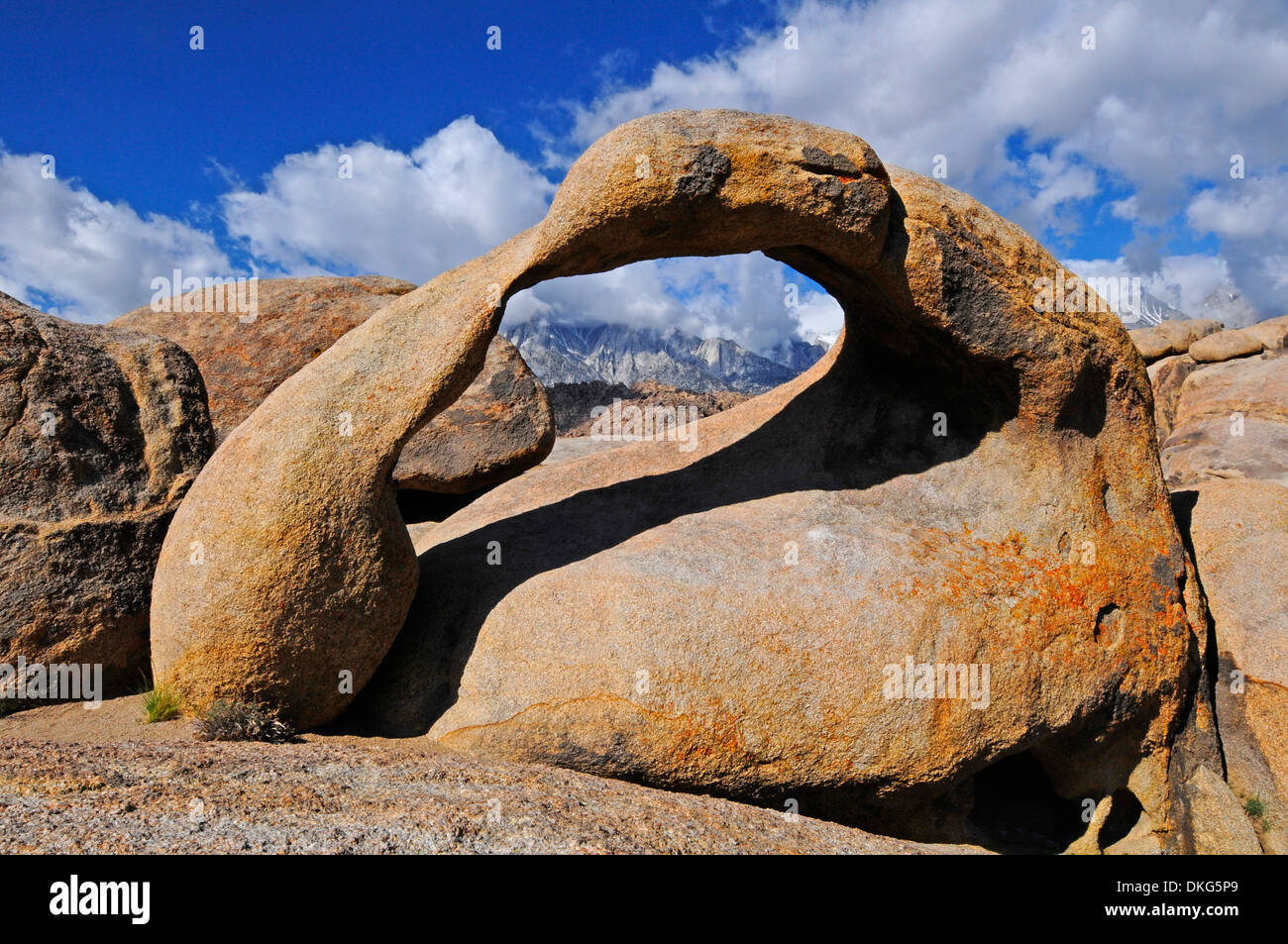Mobius Arch Alabama Hills Sierra Nevada California Usa Stock Photo mobius-arch-alabama-hills-sierra-nevada-california-usa-stock-photo