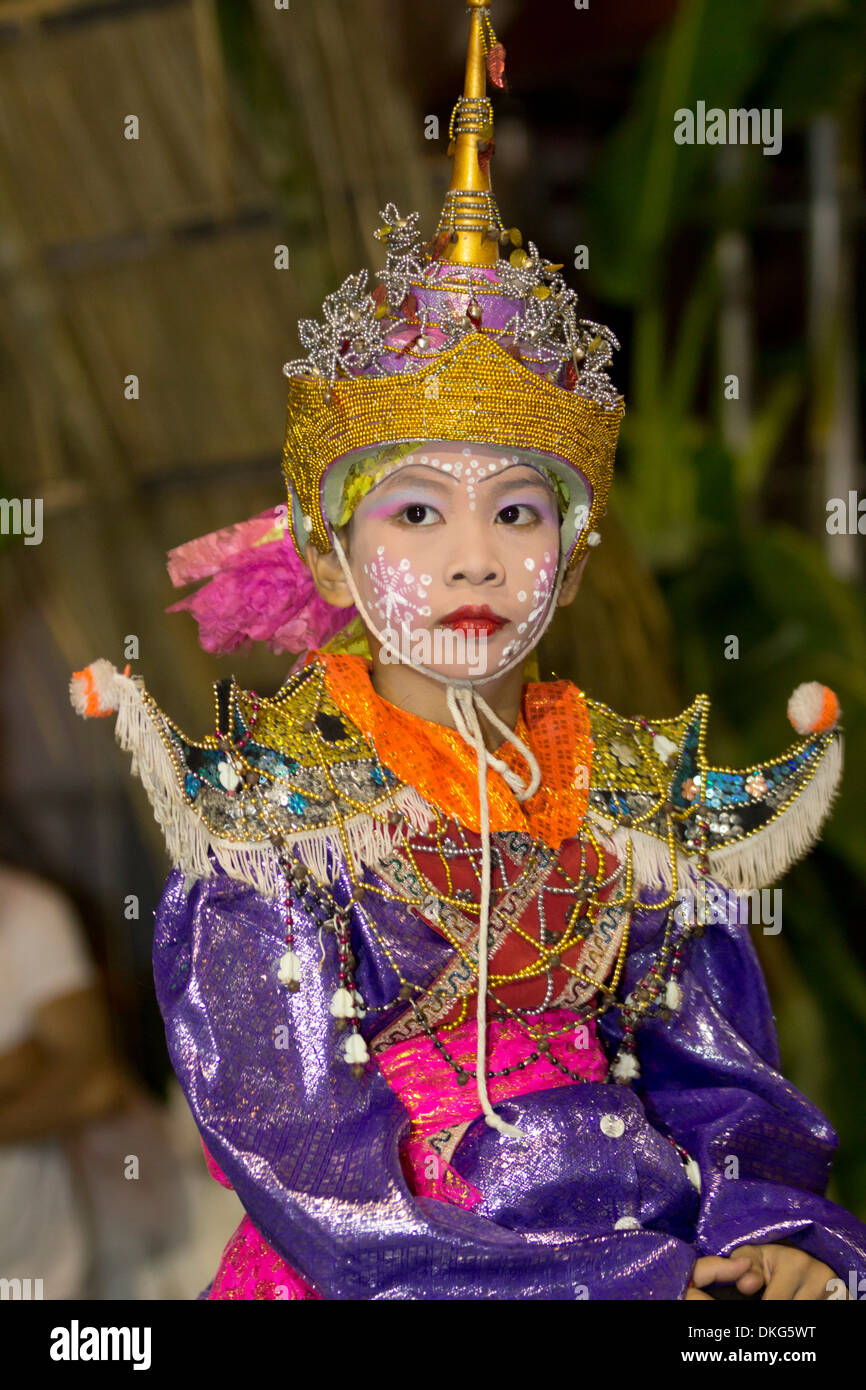 Loi Krathong festival, Chiang Mai, Northern Thailand, Thailand, Southeast Asia, Asia Stock Photo