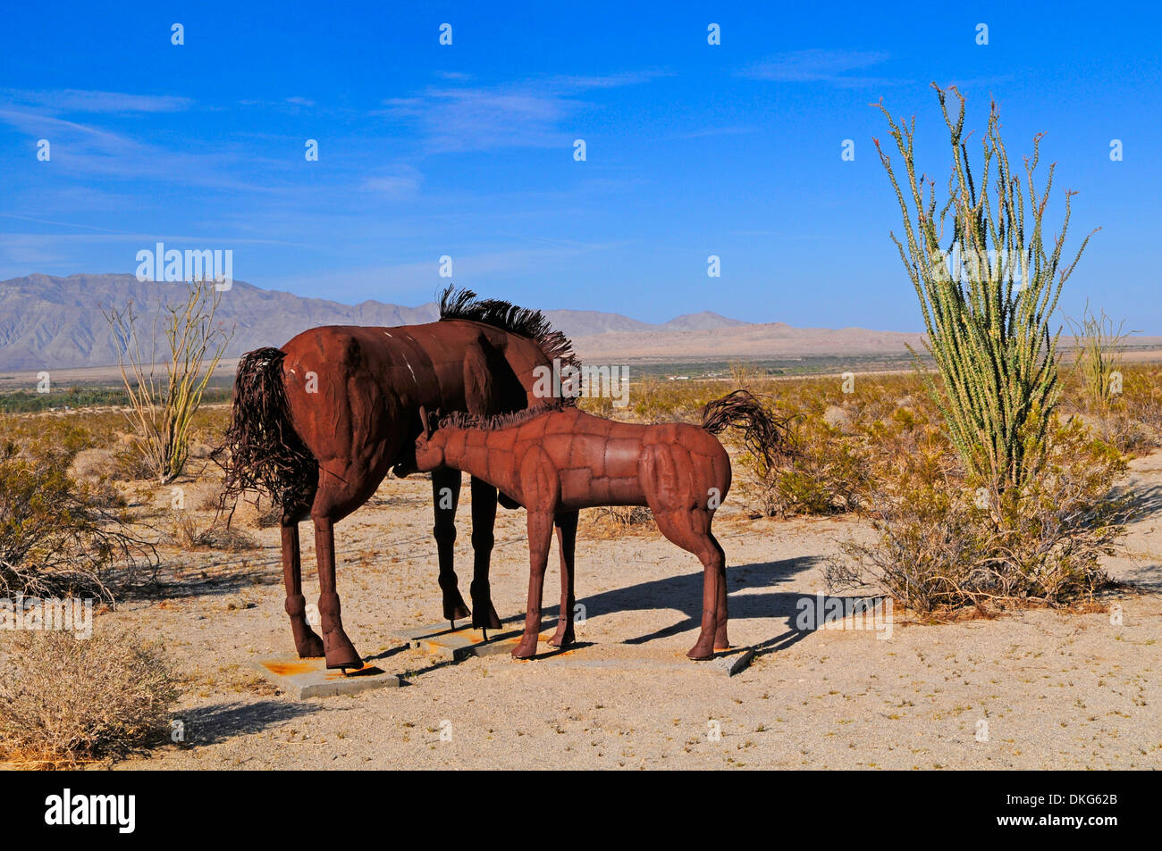 horse sculptures, galeta meadows estate, anzaborrego desert state park