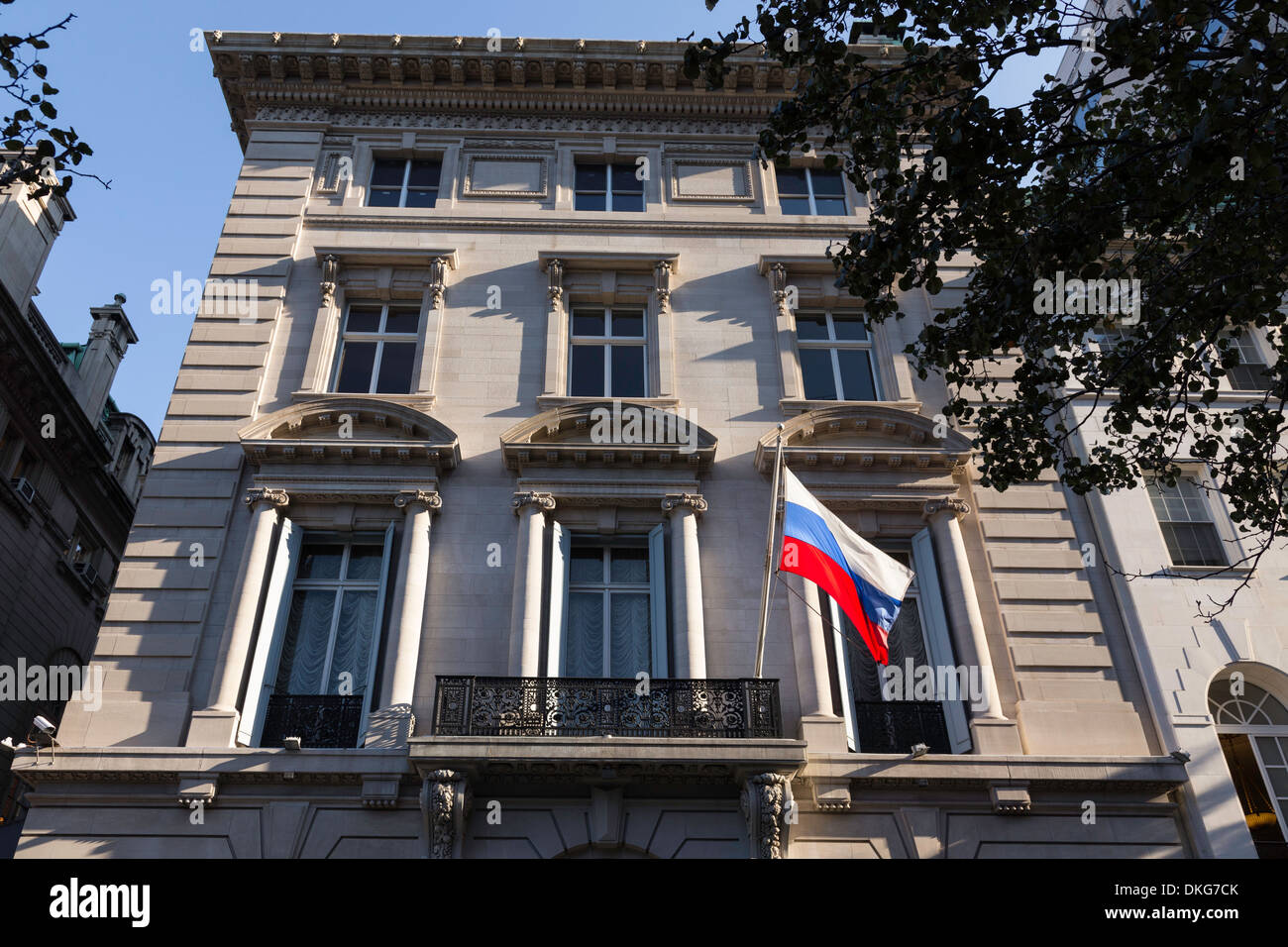 Consulate General of the Russian Federation in New York, NYC Stock Photo