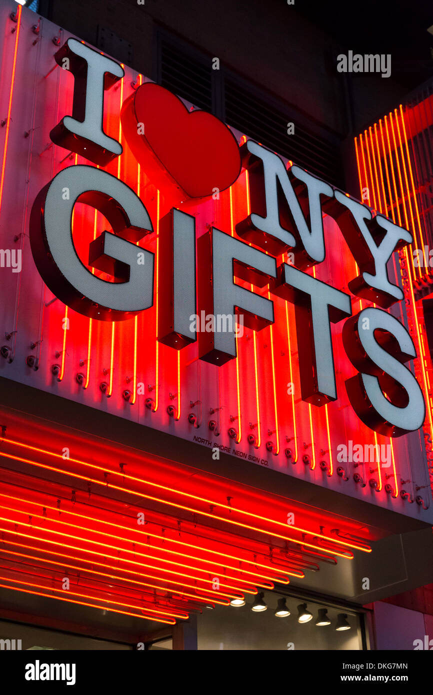 Times Square Lights at Night, NYC Stock Photo Alamy