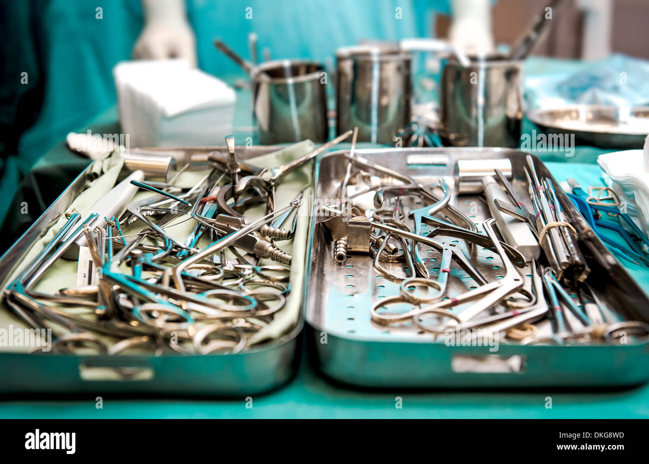 Surgical tools closeup Stock Photo Alamy