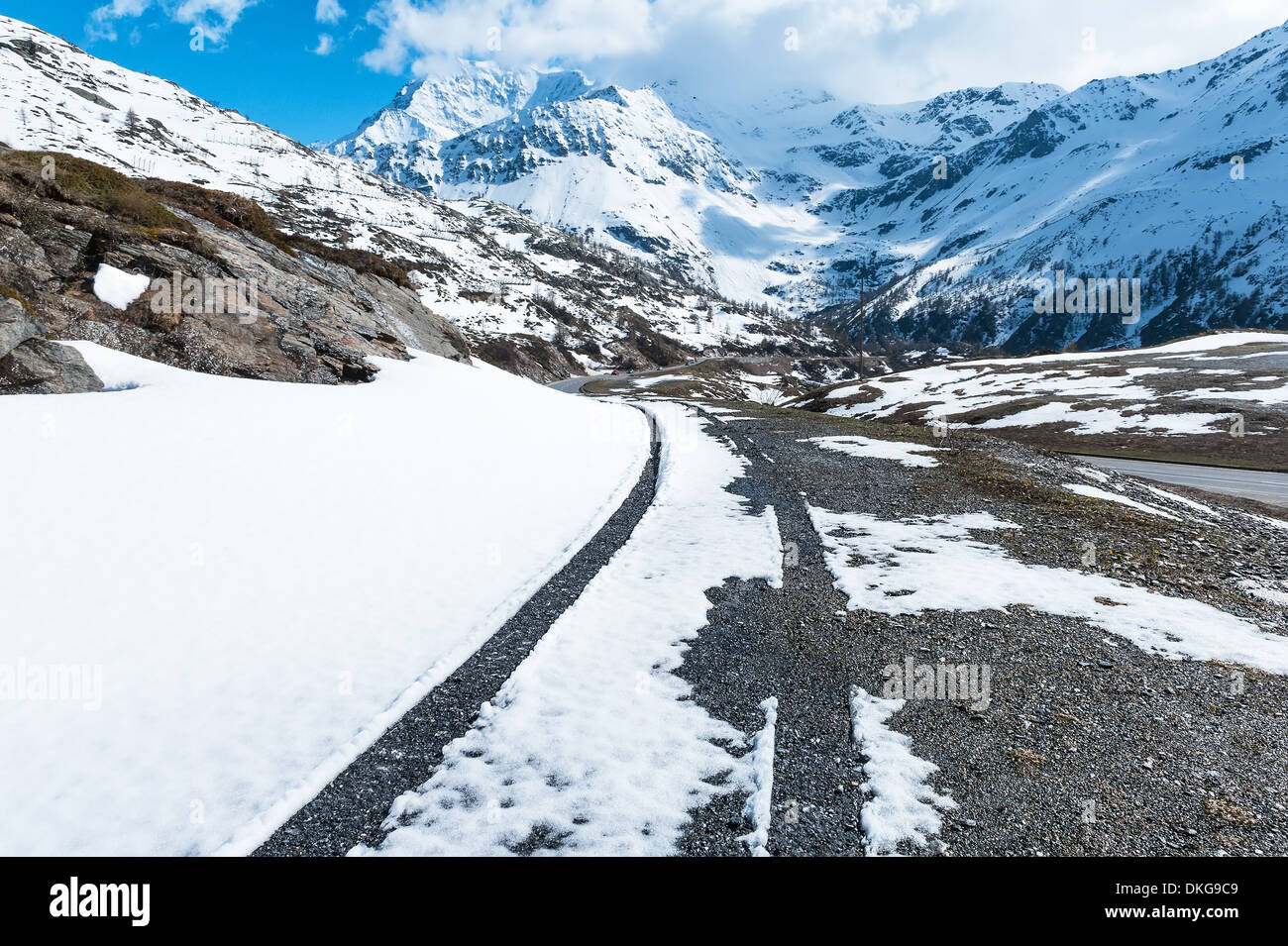 Simplon Pass, Italy Stock Photo