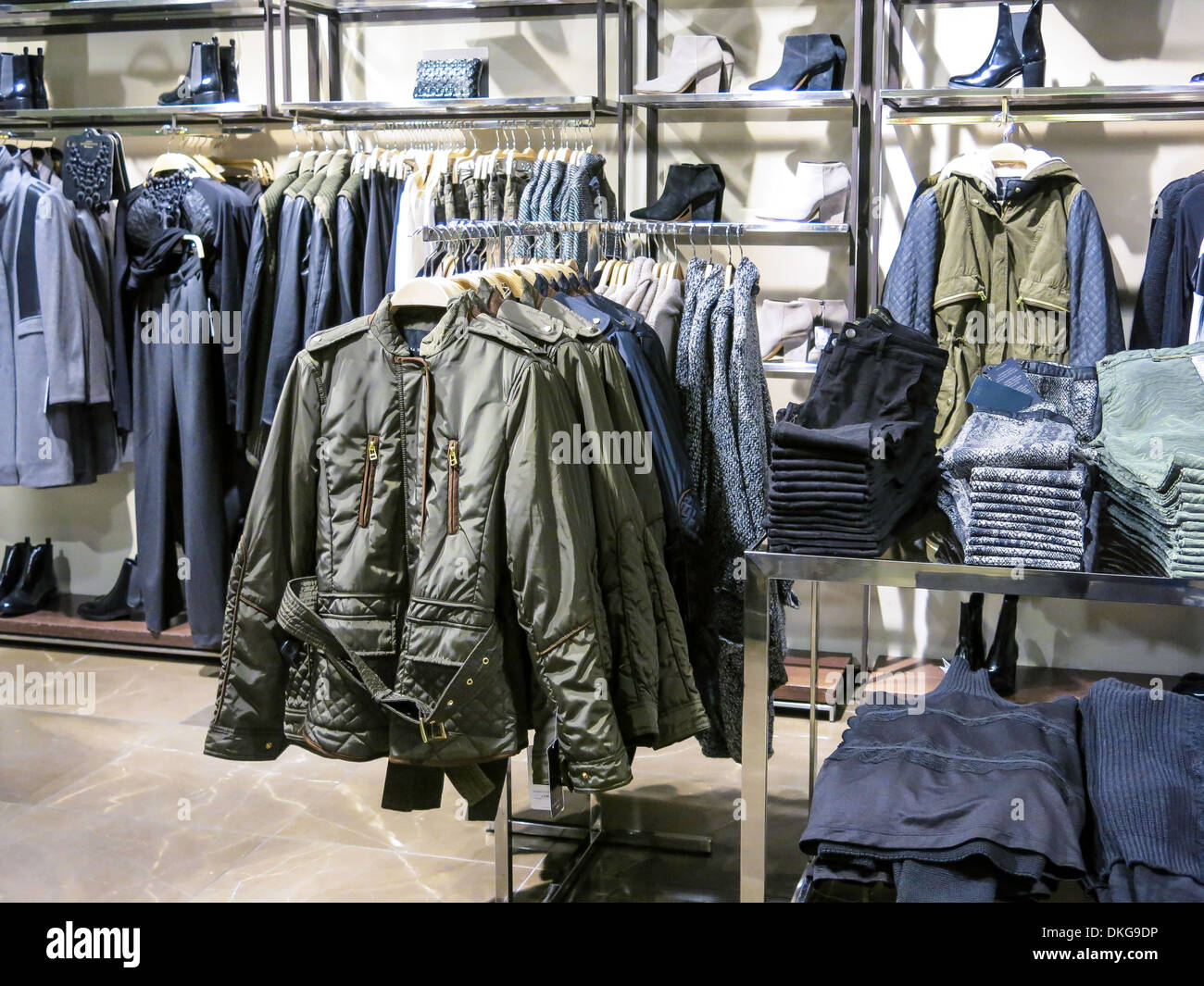 Zara clothes fashion store hi-res stock photography and images