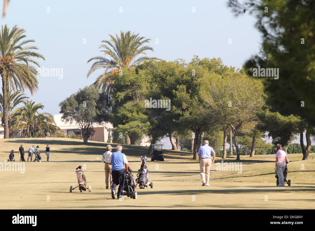 General view of La Manga Club Resort in Murcia, southern Spain. Stock Photo