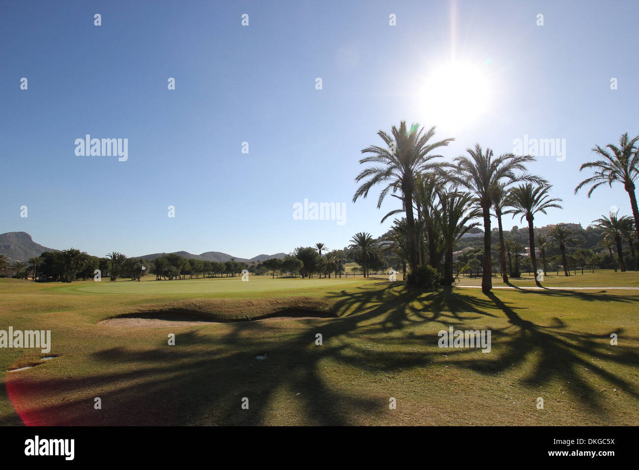 General view of La Manga Club Resort in Murcia, southern Spain. Stock Photo