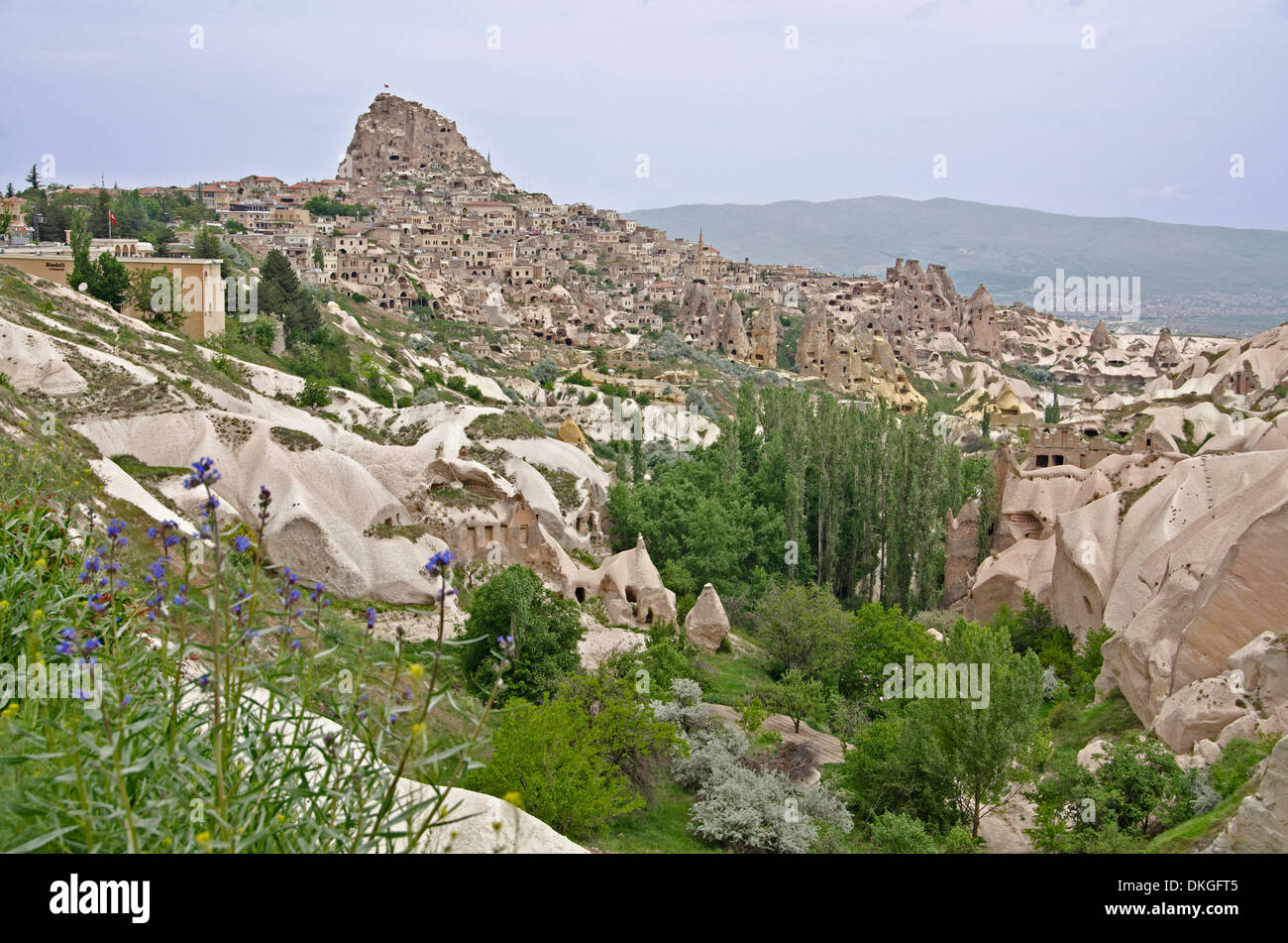 Uchisar, Cappadocia, Anatolia, Turkey, Asia Stock Photo