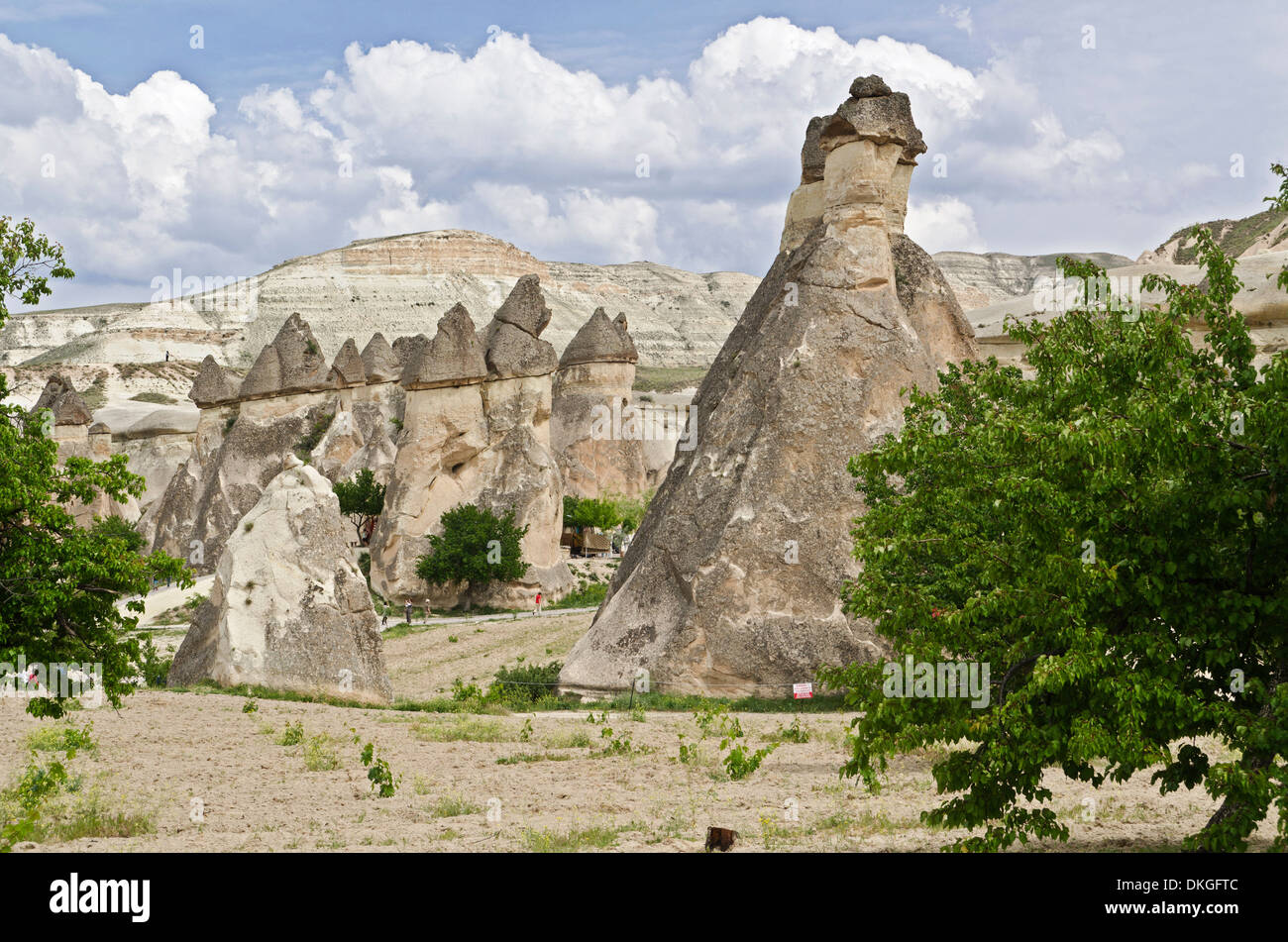 Feenkamine, Cappadocia, Anatolia, Turkey, Asia Stock Photo