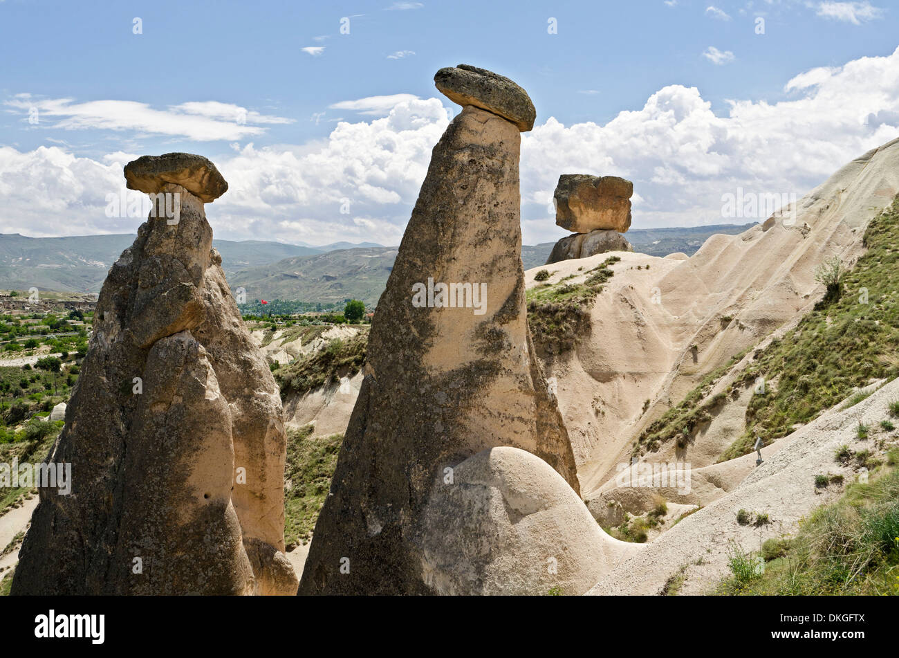 Rock columns, Cappadocia, Anatolia, Turkey, Asia Stock Photo - Alamy