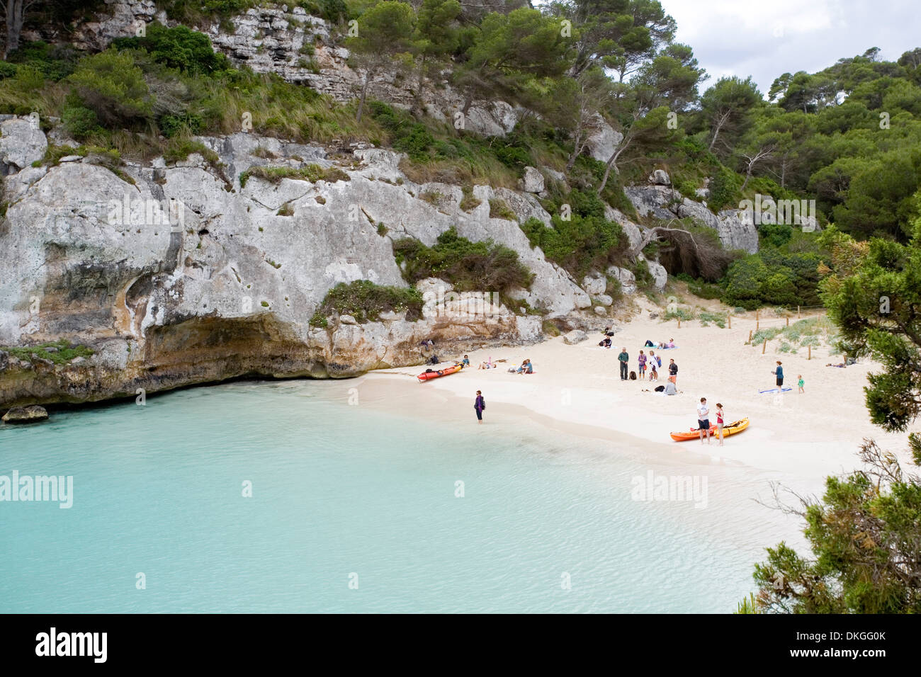 Cala Macarelleta, Minorca, Balearic Islands, Spain Stock Photo - Alamy