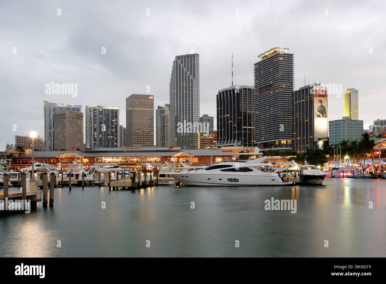 Bayside Marketplace, Miami, Florida, USA Stock Photo