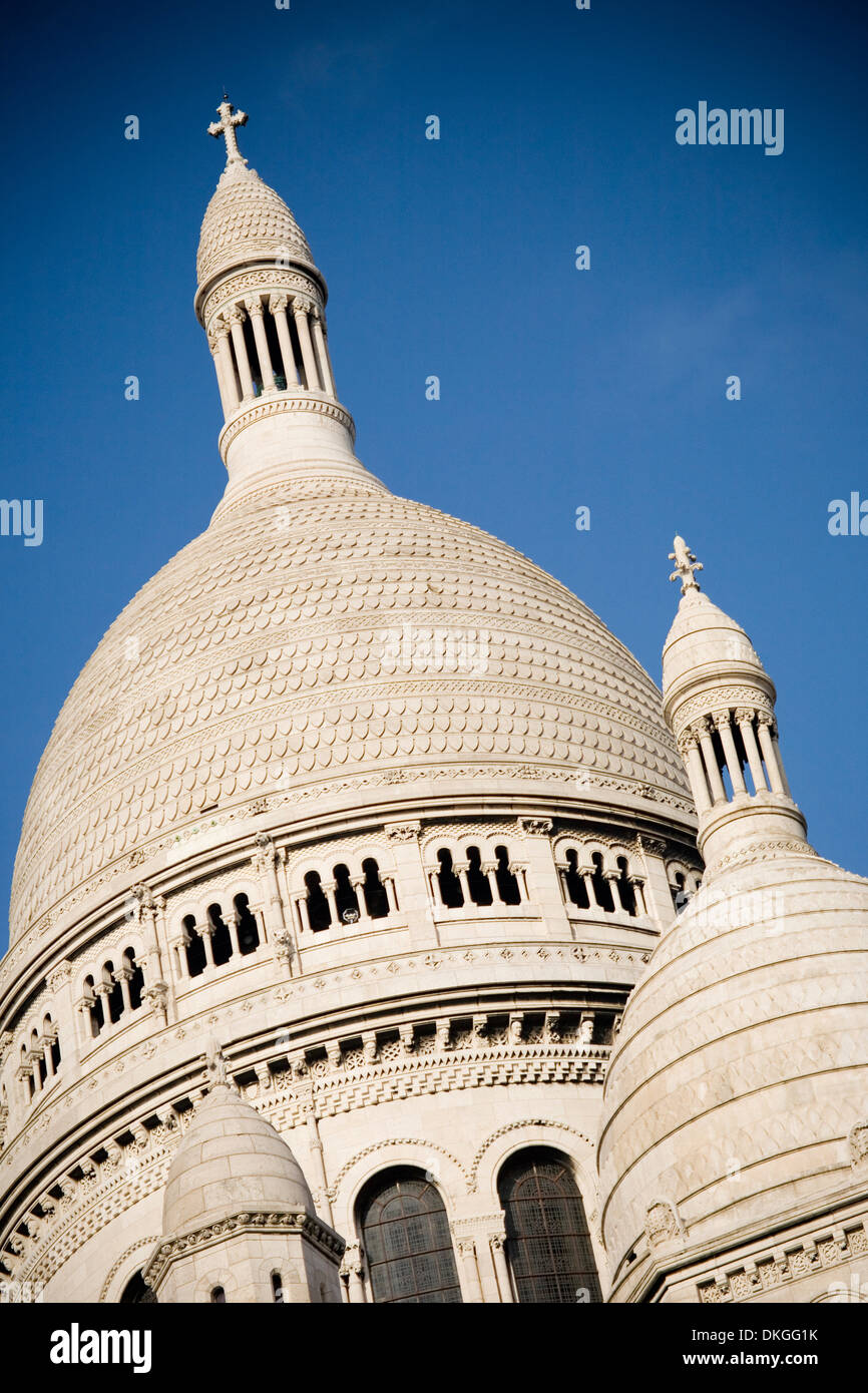 Basilica of Sacre Coeur de Montmartre, Paris, France Stock Photo