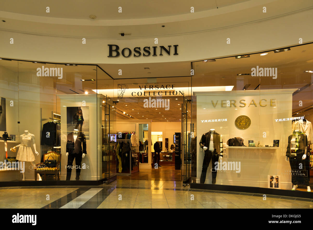 Bossini Versace Collection at Westfield Valley Fair Mall, Santa