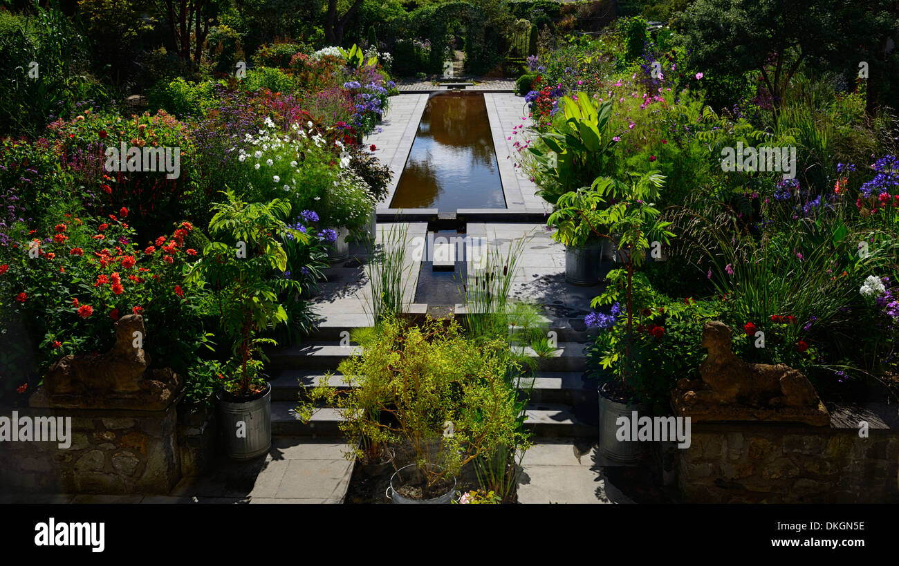 The Dillon Garden Dublin Ireland pond canal water feature perennial