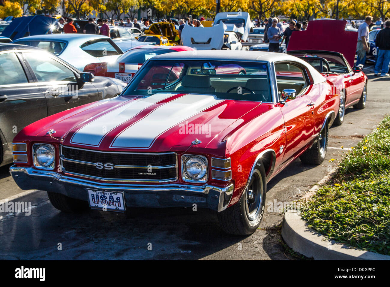 A 1971 Chevelle SS at the Motor4Toys charity toy drive in Woodland