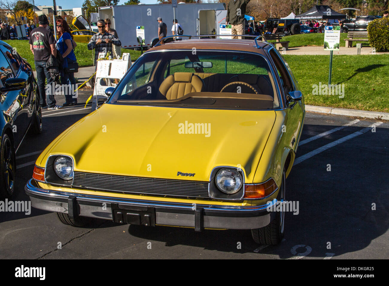 An AMC Pacer at the 2013 Motor4toys Event in Woodland Hills California Stock Photo