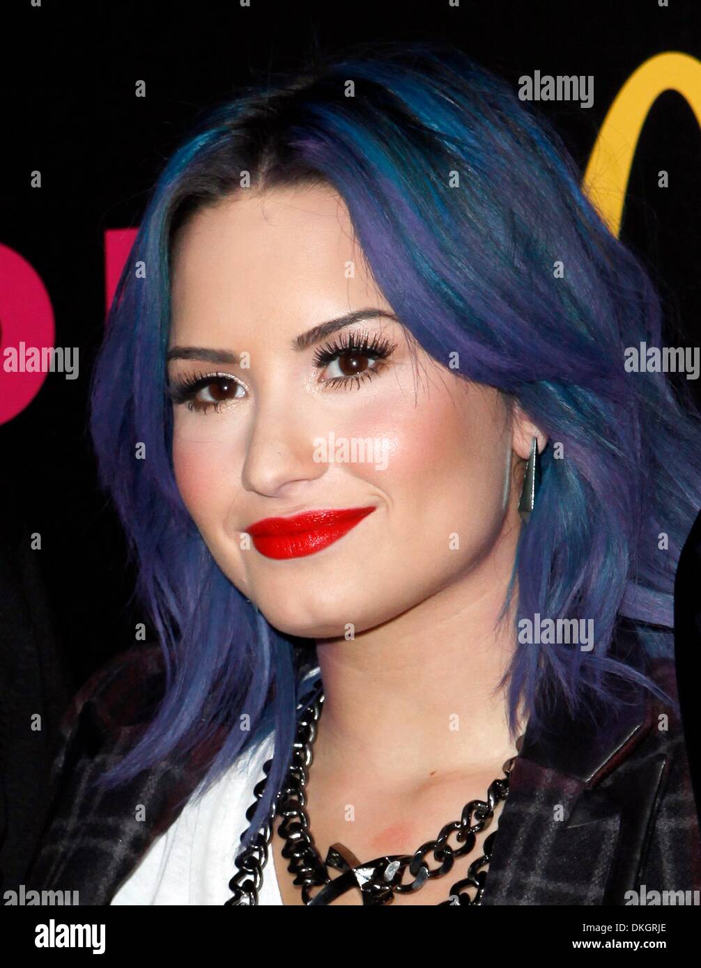 Los Angeles, CA, USA. 5th Dec, 2013. Demi Lovato at arrivals for NYLON Magazine December Issue Celebration, Smashbox Studios West Hollywood, Los Angeles, CA December 5, 2013. Credit:  Emiley Schweich/Everett Collection/Alamy Live News Stock Photo