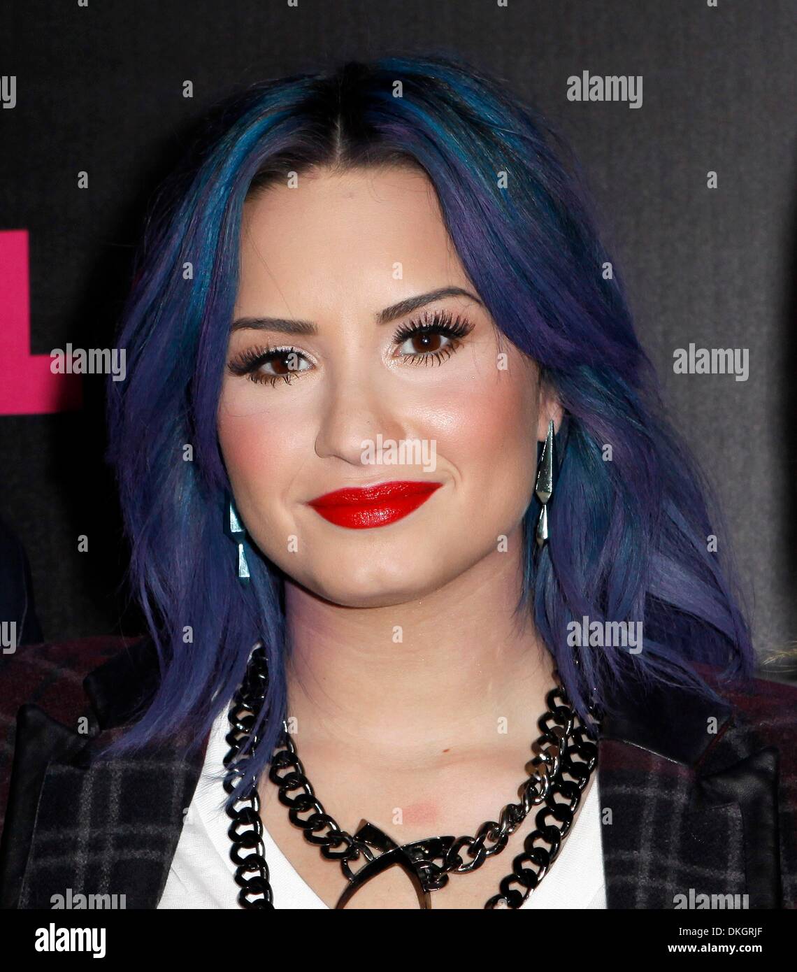 Los Angeles, CA, USA. 5th Dec, 2013. Demi Lovato at arrivals for NYLON Magazine December Issue Celebration, Smashbox Studios West Hollywood, Los Angeles, CA December 5, 2013. Credit:  Emiley Schweich/Everett Collection/Alamy Live News Stock Photo