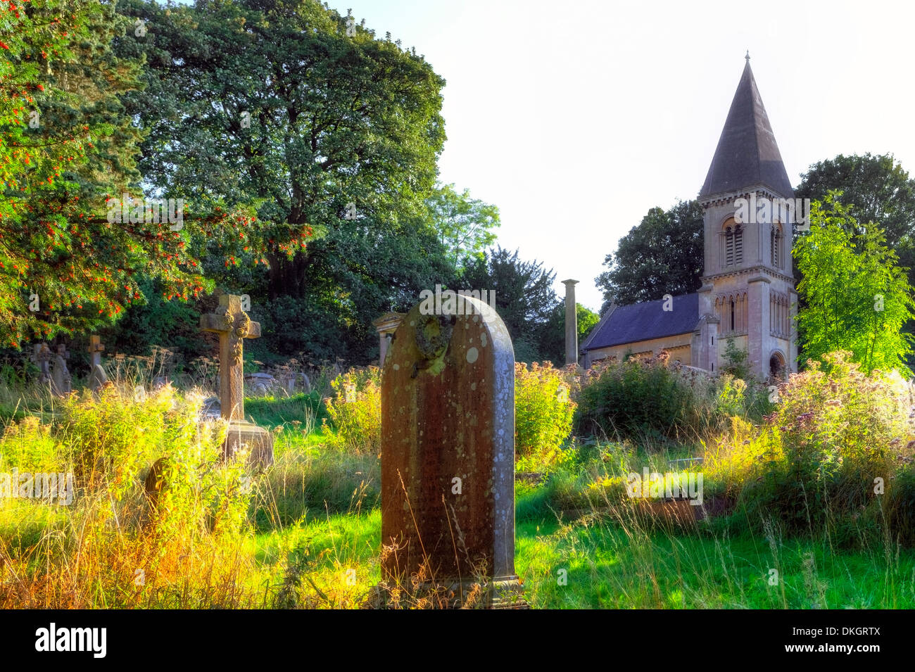 Bath Abbey Cemetery, Bath, Somerset, England, United Kingdom Stock ...