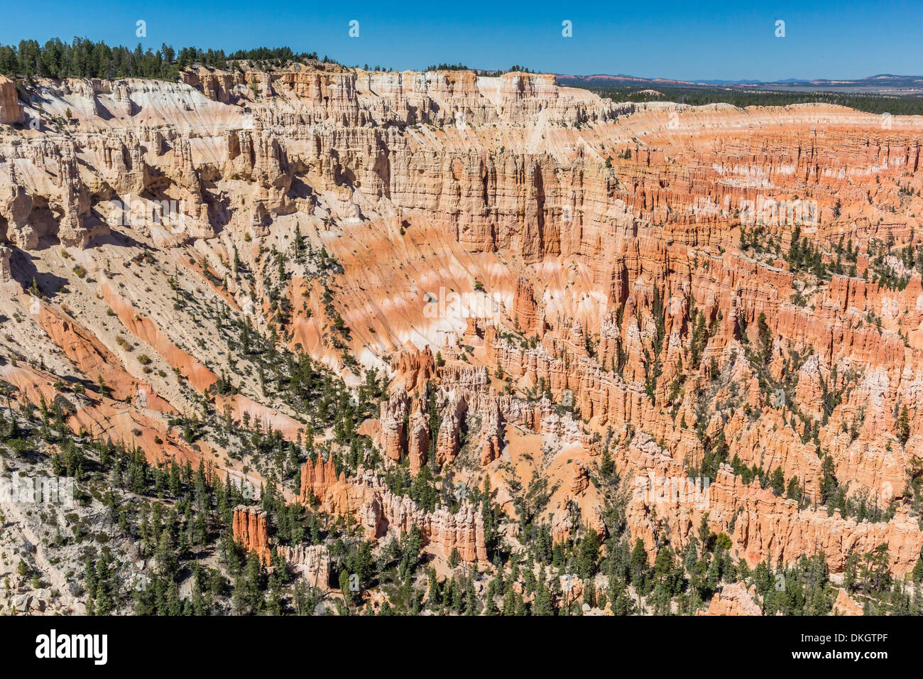 Bryce Canyon Amphitheater from Bryce Point, Bryce Canyon National Park, Utah, United States of America, North America Stock Photo
