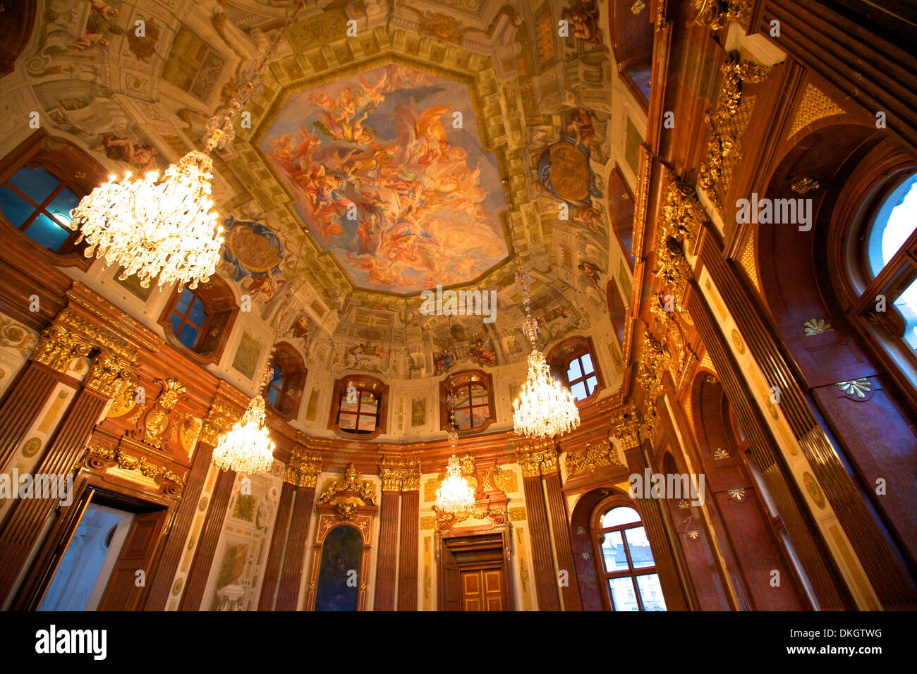 Arrest Sleeping Recite Interior of Belvedere Palace, UNESCO World Heritage Site, Vienna, Austria,  Europe Stock Photo - Alamy