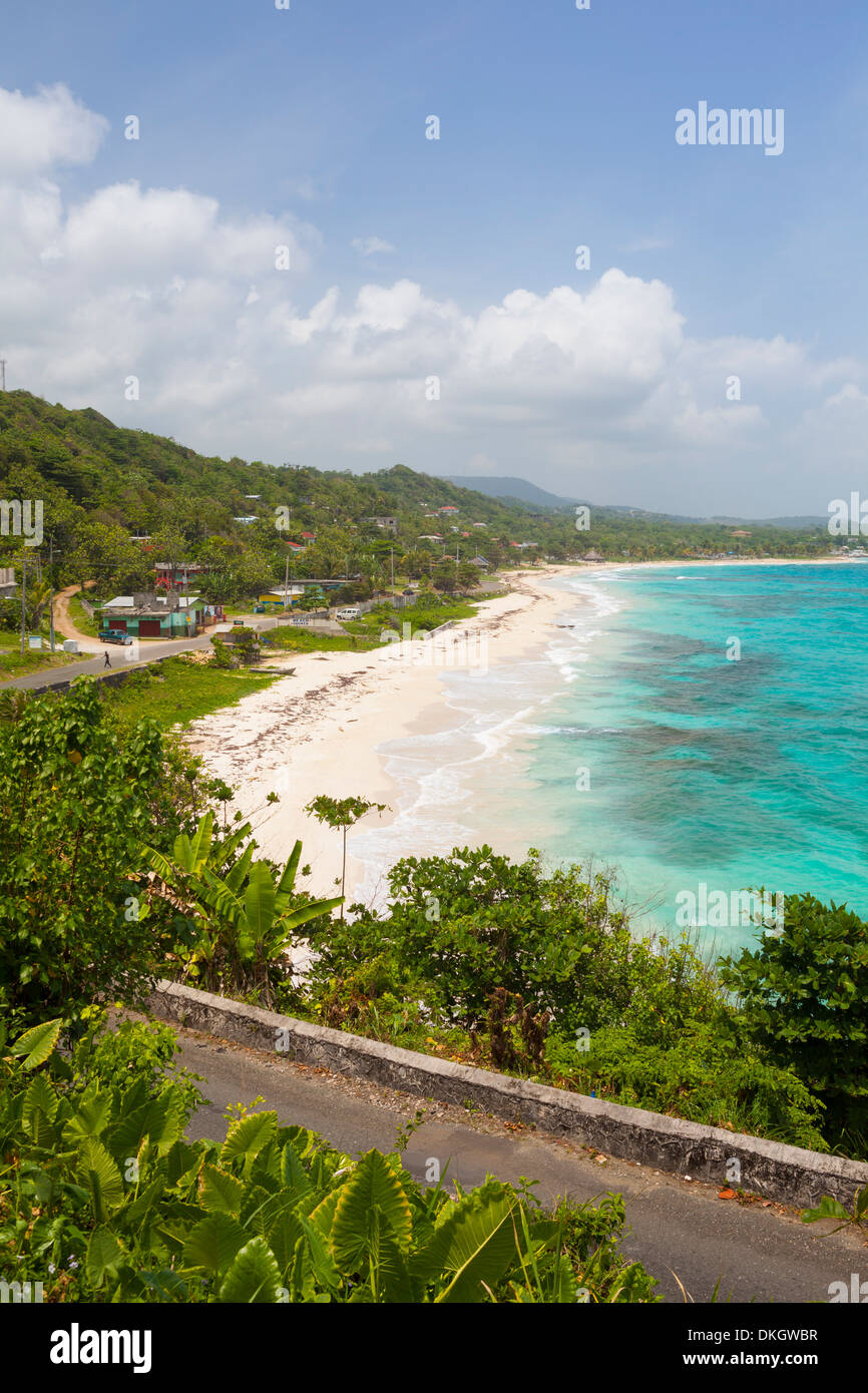 Long Bay, East Coast, Portland Parish, Jamaica, West Indies, Caribbean, Central America Stock Photo