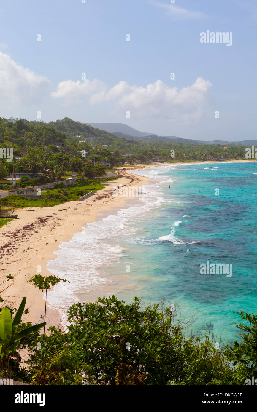 Long Bay, East Coast, Portland Parish, Jamaica, West Indies, Caribbean, Central America Stock Photo