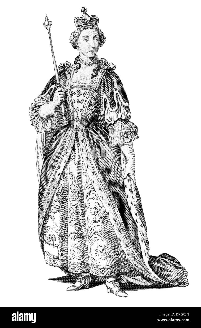 Queen Mary II of England Stock Photo Alamy