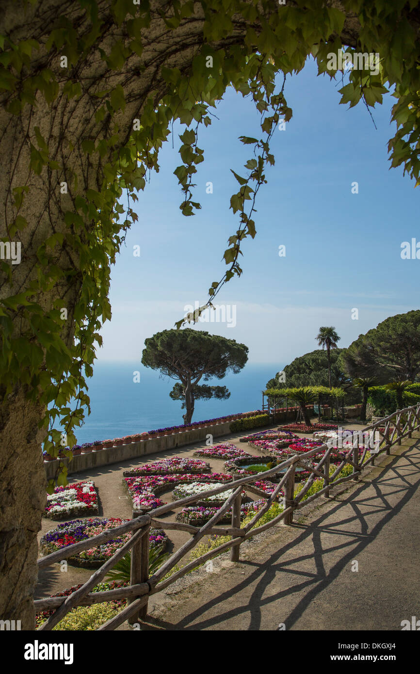 Villa Rufolo, Ravello, Amalfi Coast, UNESCO World Heritage Site, Campania, Italy, Mediterranean, Europe Stock Photo