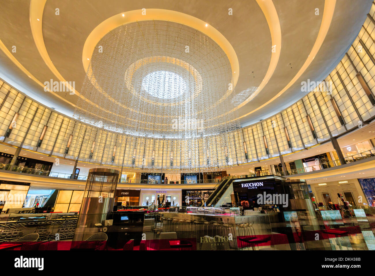 Designer shops, Dubai Mall, Dubai, United Arab Emirates, Middle East