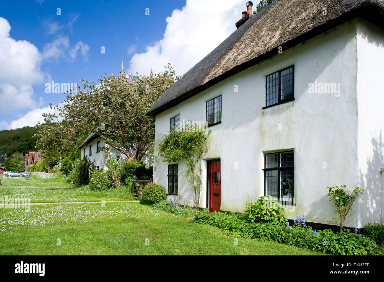 Milton Abbas, Dorset, England Stock Photo Alamy