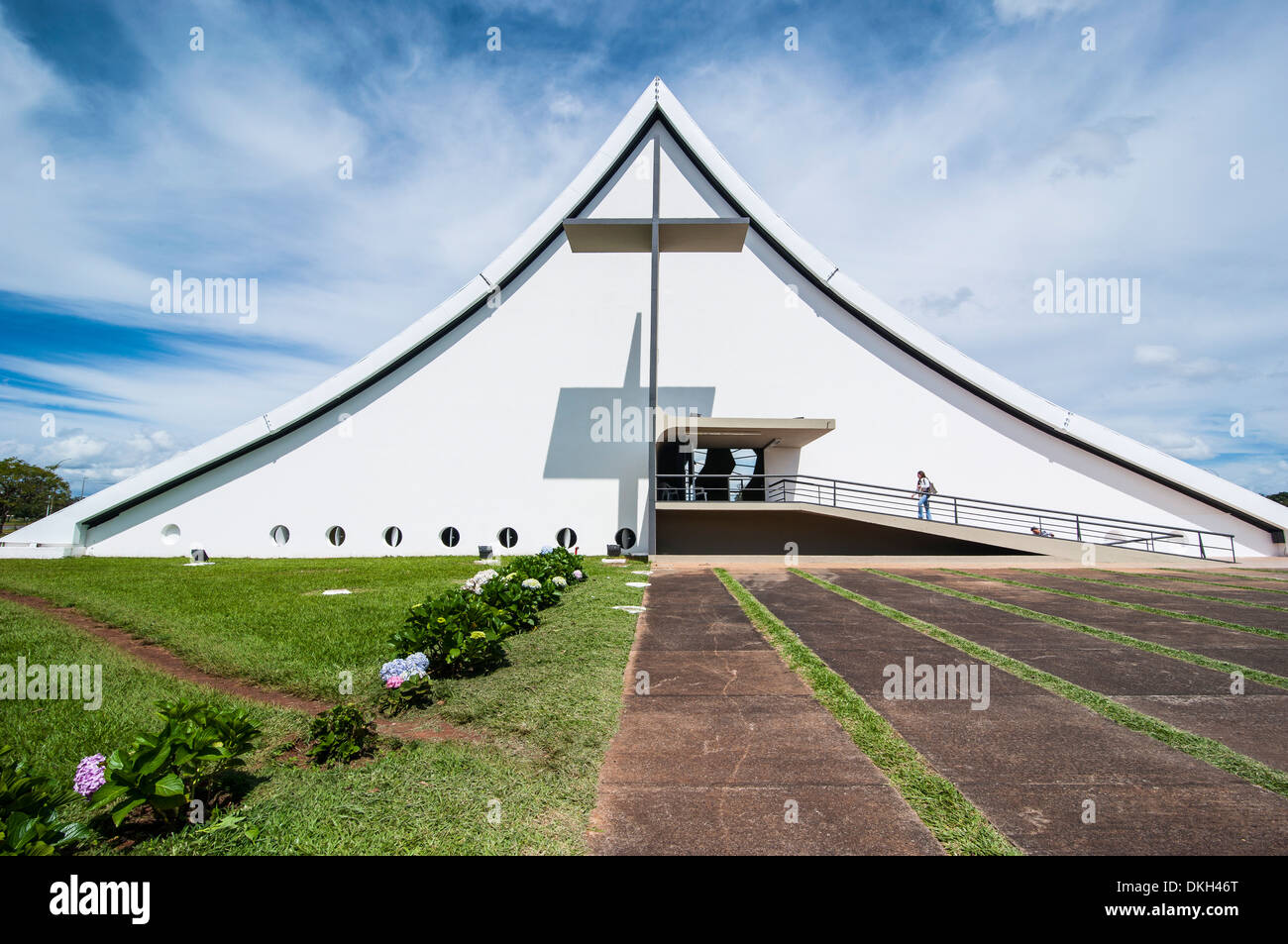 Military church in Brasilia, Brazil, South America Stock Photo