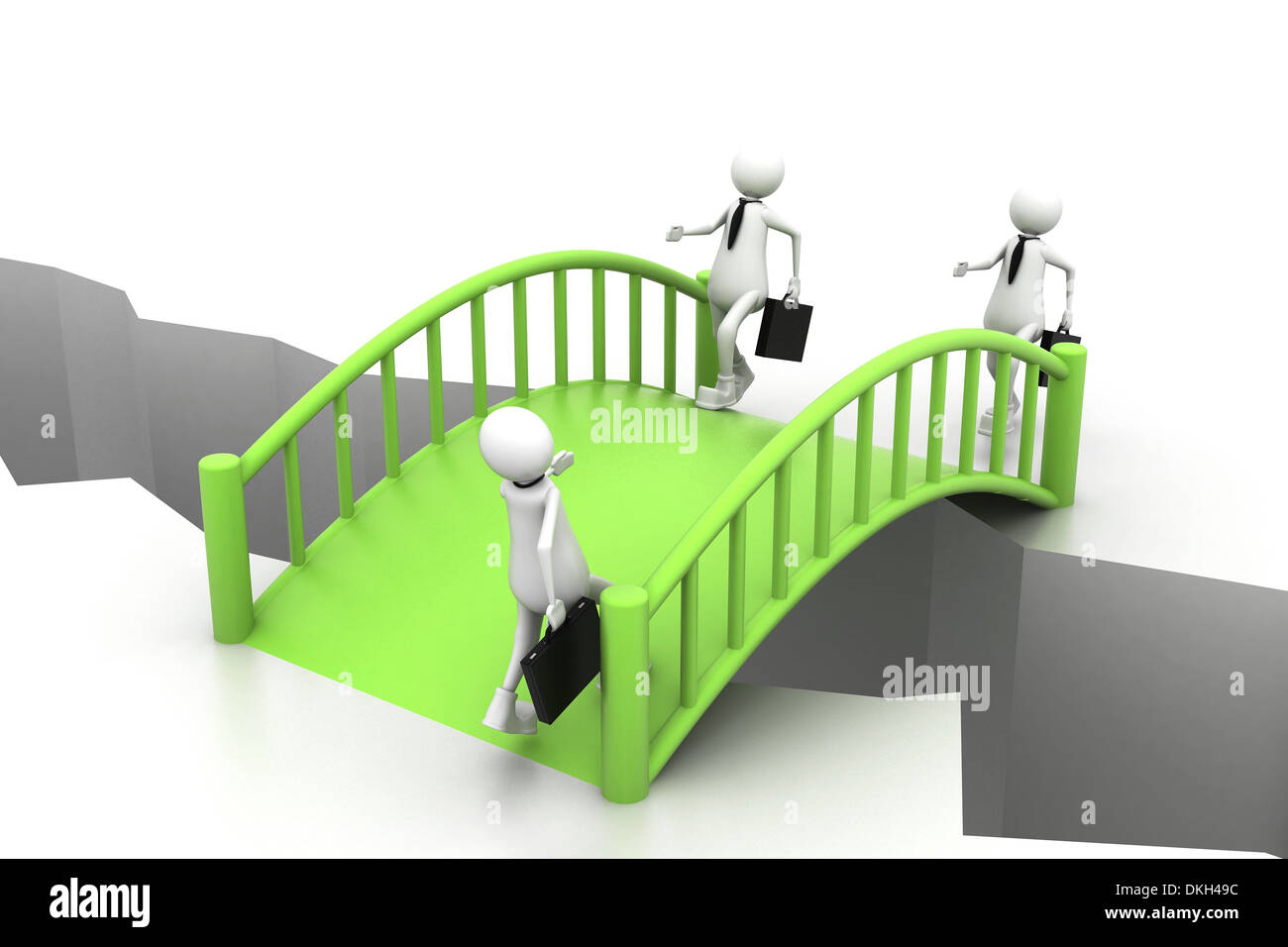 Bridge crisis. (Business concept Stock Photo - Alamy