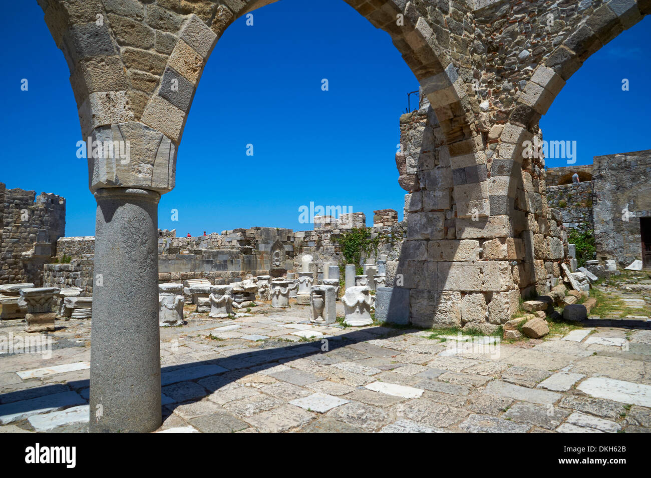 Old town Castle, Kos, Dodecanese, Greek Islands, Greece, Europe Stock Photo