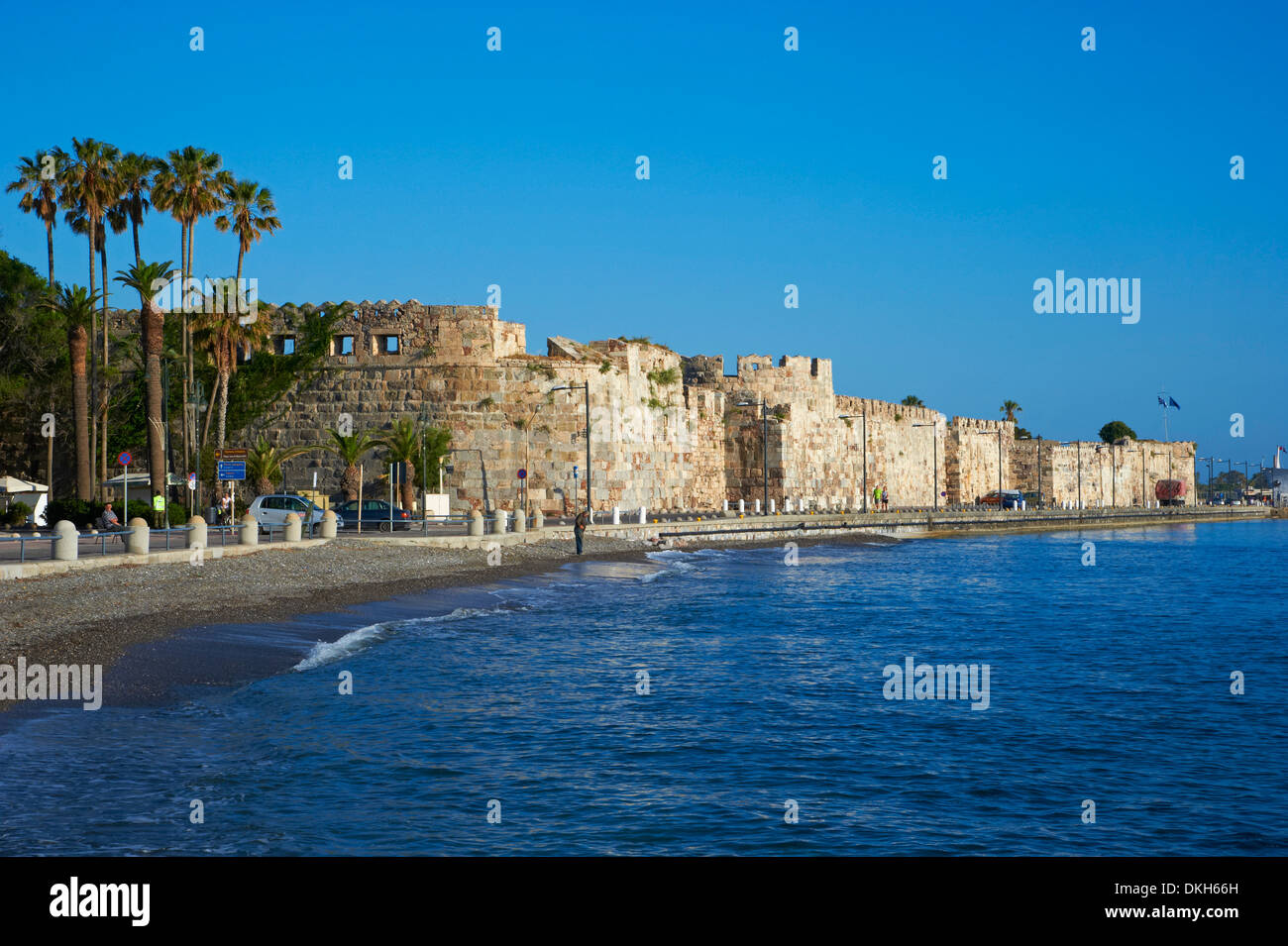 Old town Castle, Kos, Dodecanese, Greek Islands, Greece, Europe Stock Photo