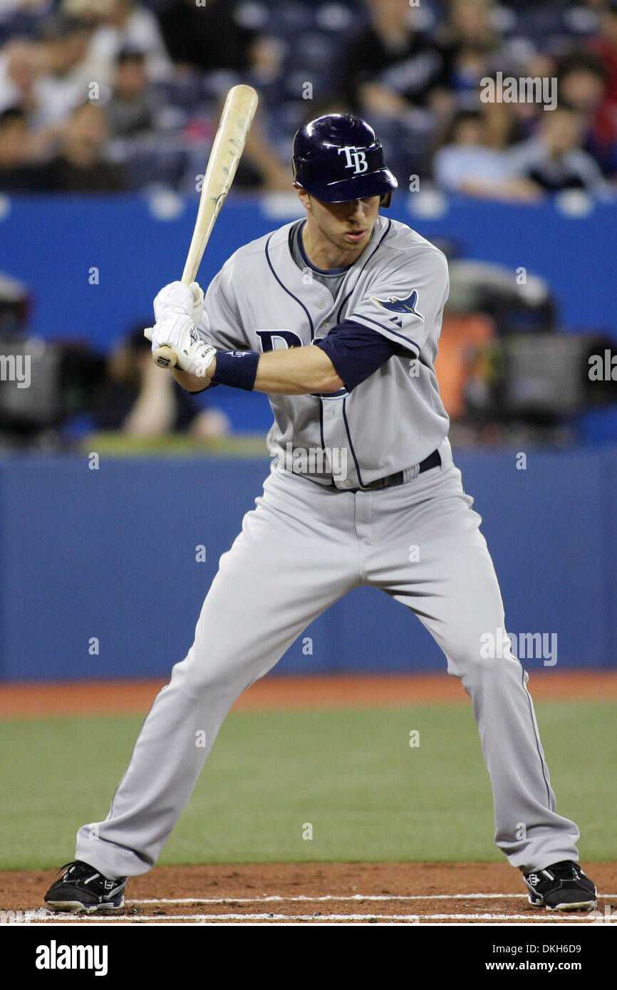 Tampa Bay Rays 2nd baseman Ben Zobrist batting against the Toronto