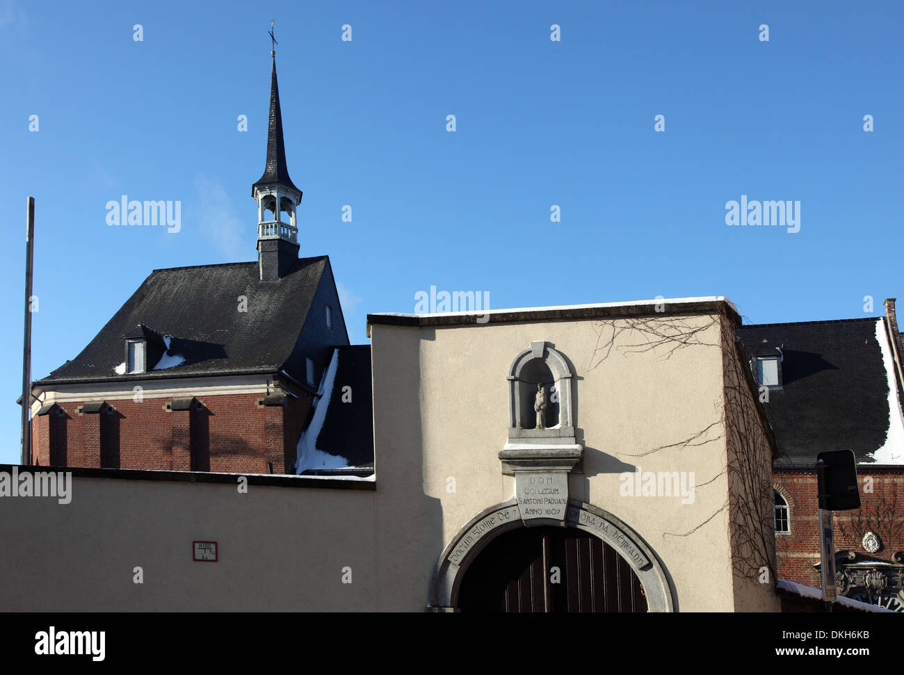 The Irish College established in 1607, Leuven Centre for Irish Studies, Belgium Stock Photo