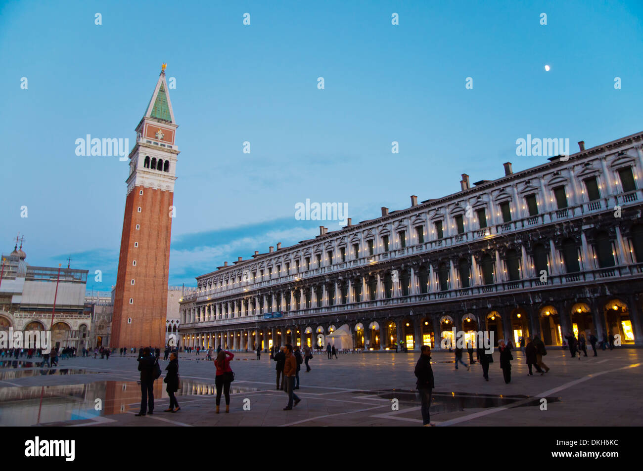Piazza San Marco St Mark's Square Venice the Veneto Italy Europe Stock Photo