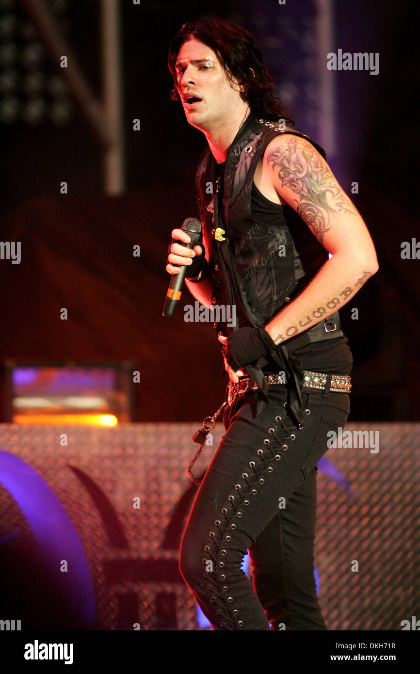 Hinder performs hires stock photography and images Alamy