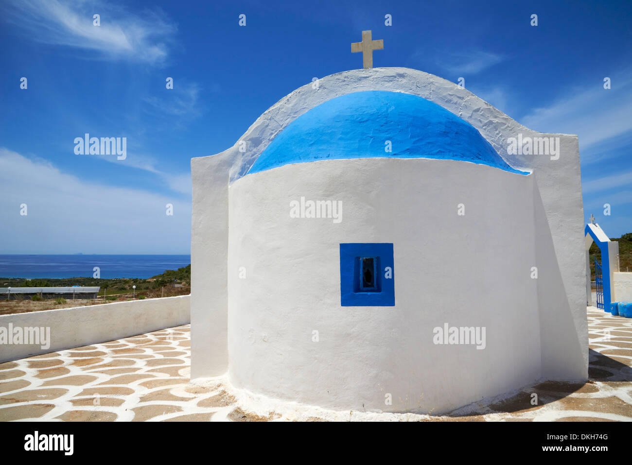 Agios Thelogos church, Kefalos Bay, Kos, Dodecanese, Greek Islands, Greece, Europe Stock Photo