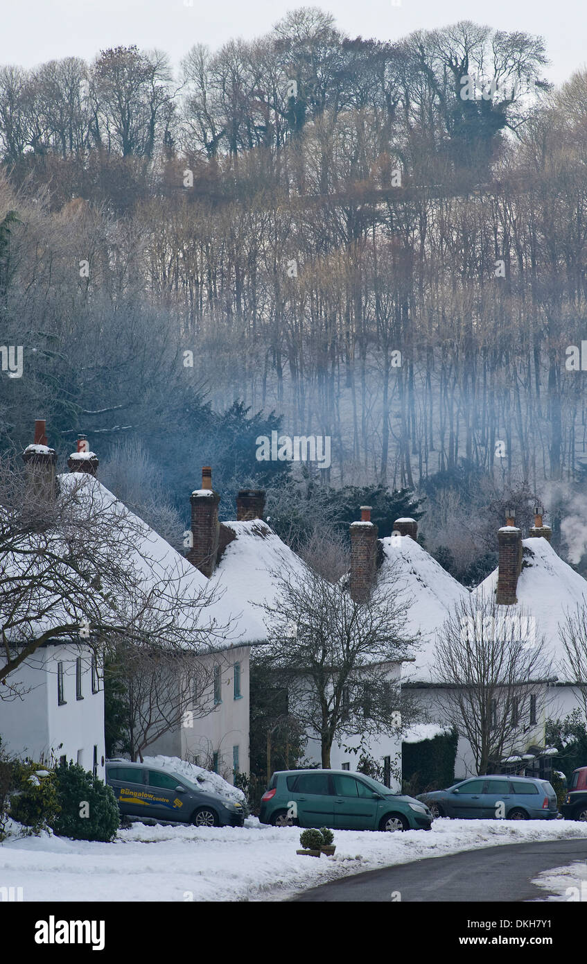 Milton Abbas, Dorset, England Stock Photo Alamy