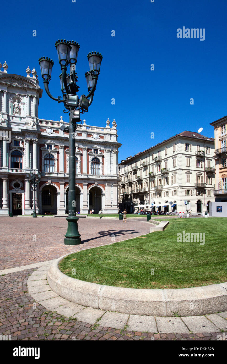 National Museum of the Italian Risorgimento in Palazzo Carignano, Turin, Piedmont, Italy, Europe Stock Photo