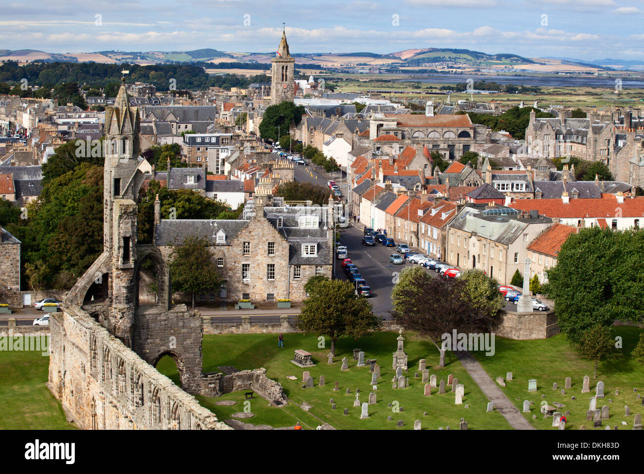 St. Andrews from St. Rules Tower at St. Andrews Cathedral, St. Andrews